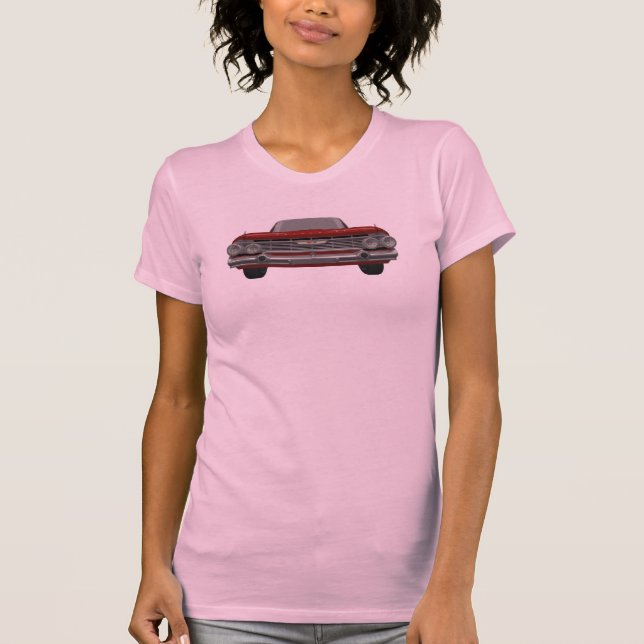 Chevy Impala SS Covertible 1961 Tee (Framsida)