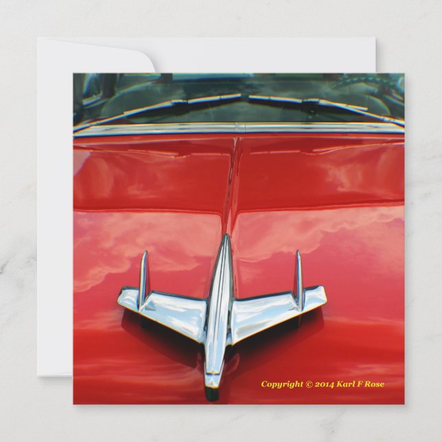 Chevy inbjudan 1955 (Framsida)