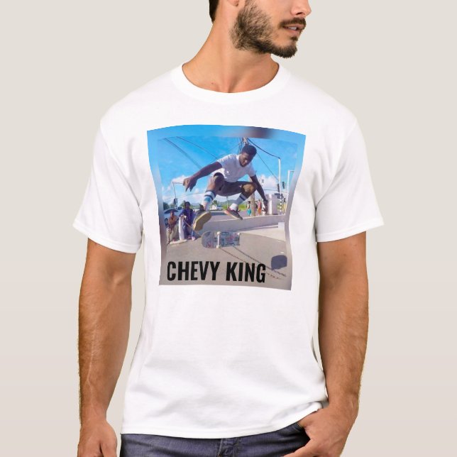 CHEVY KING SKATEBOARD  T-Shirt (Framsida)