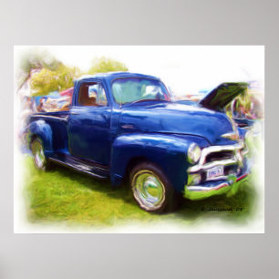 Chevy lastbil 1949 poster