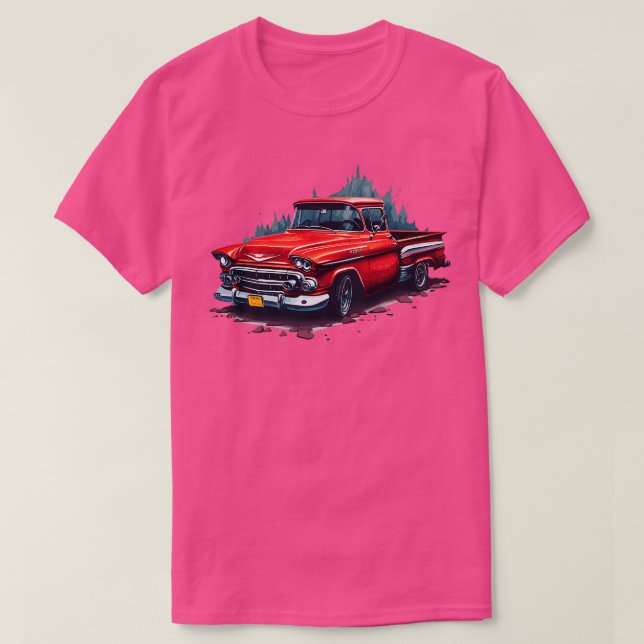 Chevy lastbil 1957 t shirt (Design framsida)