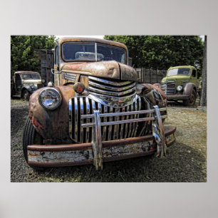 CHEVY LASTBIL c. 1946 Poster