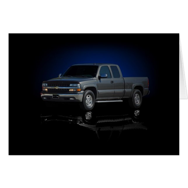 Chevy lastbil hälsningskort (Framsidan Horizontal)