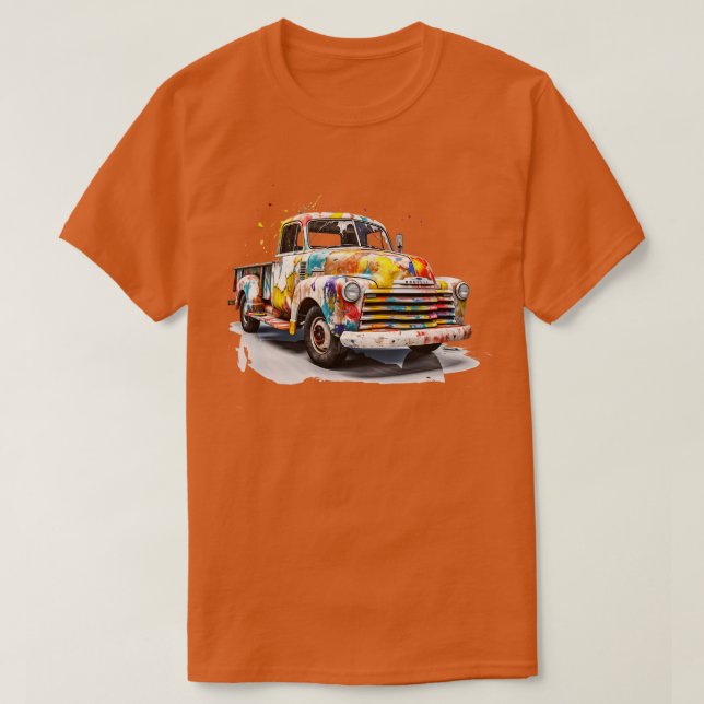 Chevy Lastbil T Shirt (Design framsida)