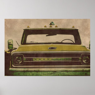 Chevy lastbil Vintage struktur poster
