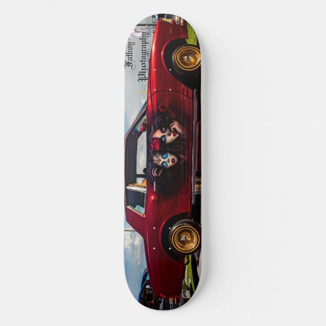 Chevy Monte Carlo Lowrider Mini Skateboard Bräda 18,7 Cm (Framsida)