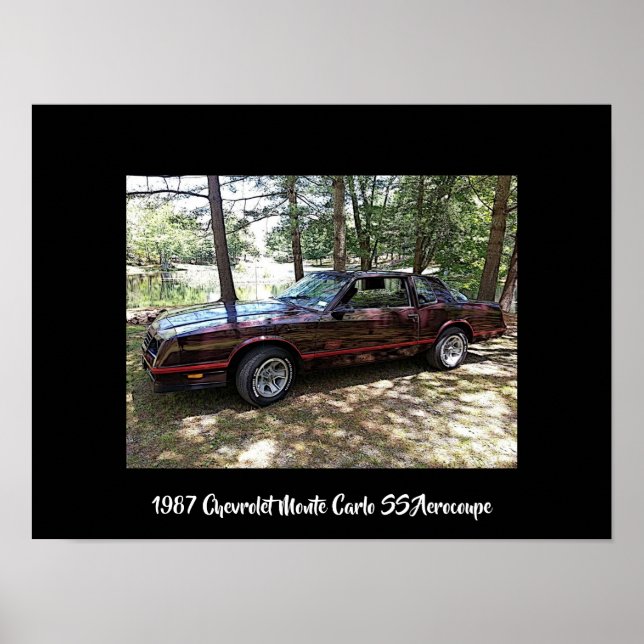 Chevy Monte Carlo SS Aerocoupe Poster (Framsidan)