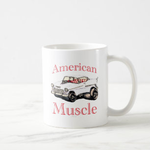 chevy muskel för amerikan 55 kaffemugg