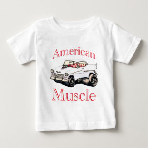 chevy muskel för amerikan 55 t shirt