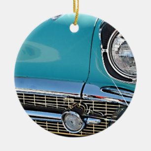 Chevy Nomad 1957 Julgransprydnad Keramik