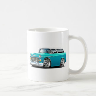 Chevy NomadTurkos-Vit bil 1955 Kaffemugg
