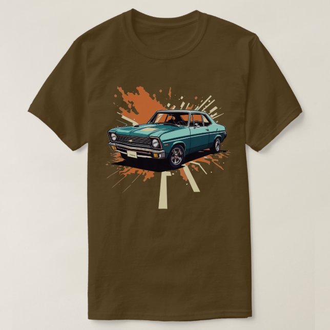 Chevy Nova 1 T Shirt (Design framsida)