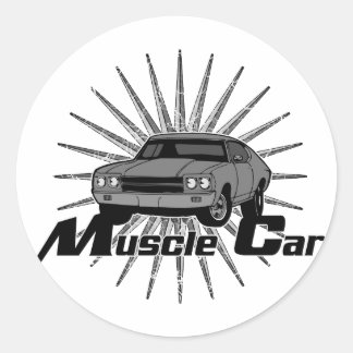 Chevy Nova Muscle Car Runt Klistermärke