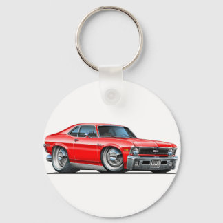 Chevy Nova Red Car Nyckelring