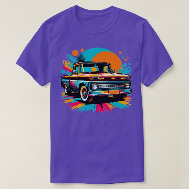 Chevy pickup 6 t shirt (Design framsida)