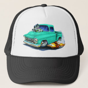 Chevy pickup Seafoam grönt 1957 Keps