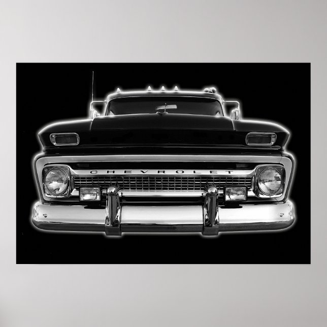 Chevy Plocka Up Lastbil Poster (Framsidan)