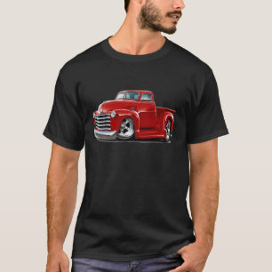 Chevy röd lastbil 1950-52 t-shirt