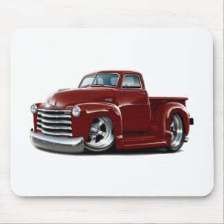 Chevy rödbrun lastbil 1950-52 musmatta