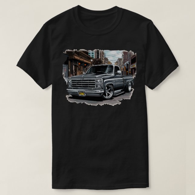 Chevy Silverado 4 T Shirt (Design framsida)