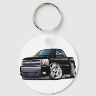 Chevy Silverado Black Extended Cab Nyckelring