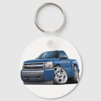 Chevy Silverado Blue Granite Lastbil Nyckelring