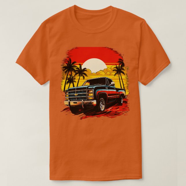 Chevy Silverado T Shirt (Design framsida)