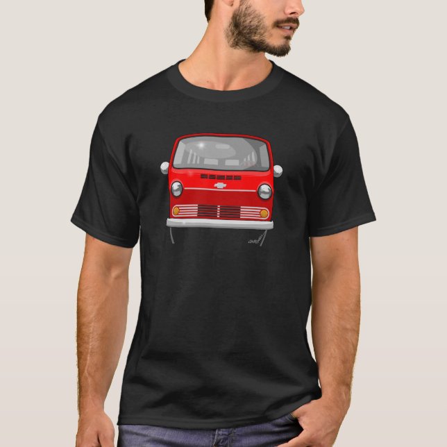 Chevy skåpbil 1962 t shirt (Framsida)