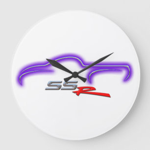 Chevy SSR - Ultra Violet Wall Clock/Stor Stor Klocka
