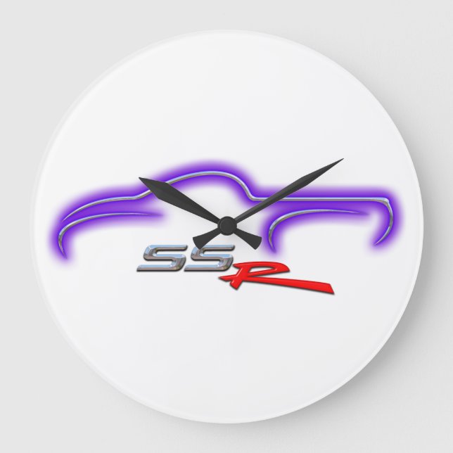Chevy SSR - Ultra Violet Wall Clock/Stor Stor Klocka (Framsida)