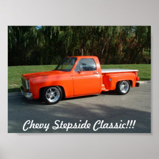 Chevy Stepside Classic!! Poster