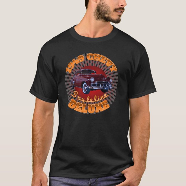 Chevy Styleline Deluxe Shirt. 1949 Tee Shirt (Framsida)