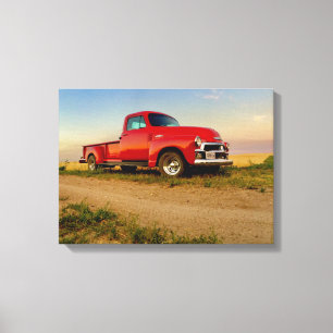 Chevy uppsamling 1954 canvastryck