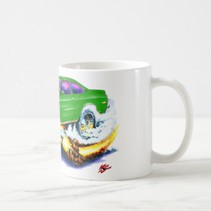 Chevy Vega grön bil Kaffemugg