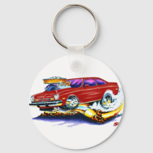 Chevy Vega rödbrun bil Nyckelring