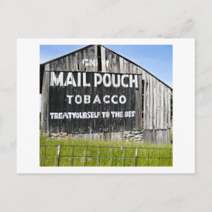 Chew Mail Pouch Tobacco, Old Barn Vykort