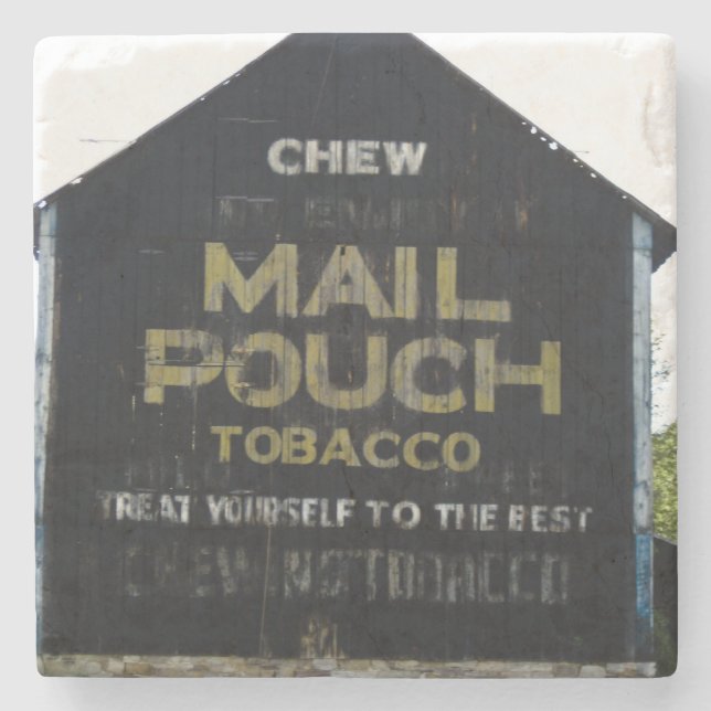 Chew Mail Pouch Vintage Barn Americana Stenunderlägg (Framsidan)