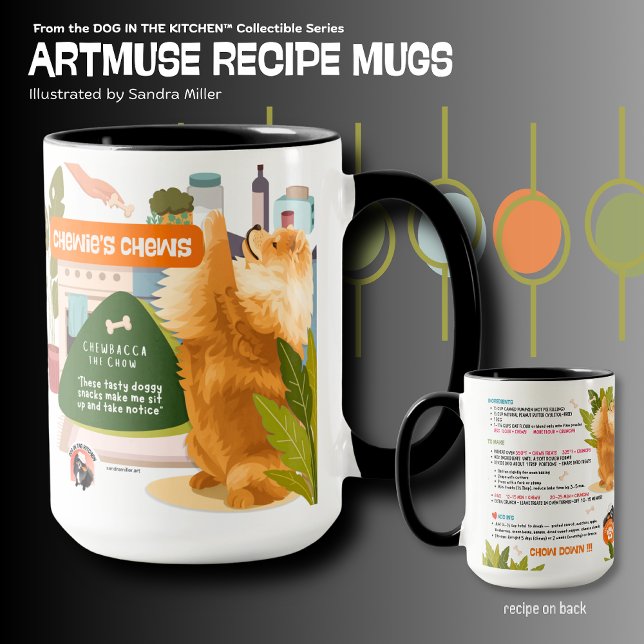 CHEWIE'S CHEWS -CHOW  Konstmus Recept  Mugg (Skapare uppladdad)