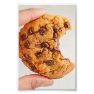Chewy Peanut Butter Chocolate Cookie Bite Fototryck