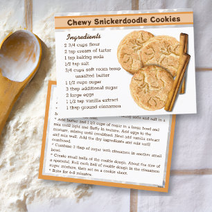 Chewy Snickedoodle Cookies Recipe Vykort