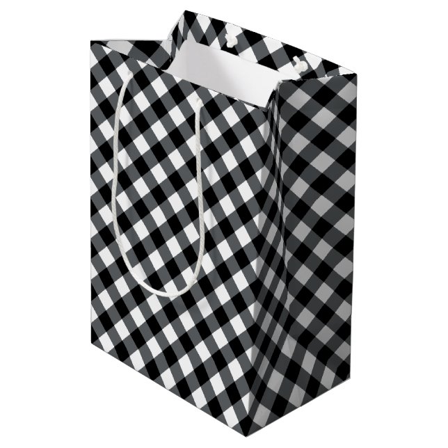Chex 12-BLACK-WHITE-GIFT BAG m (Baksidan Vinklad)