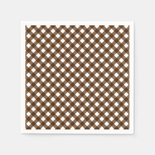 CHEX 14-BROWN-PAPPER NAPKINS PAPPERSSERVETT (Framsidan)