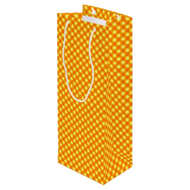 Chex 3-ORANGARS GULT-VIN FLASKA GIFT BAG (Baksidan Vinklad)