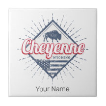 Cheyenne City Wyoming United Stater Vintage USA