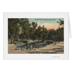 Cheyenne kanjon, Colorado - Stratton parkerar Hälsningskort