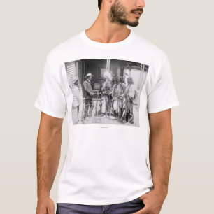 Cheyenne manarmotsats med vit t-shirt