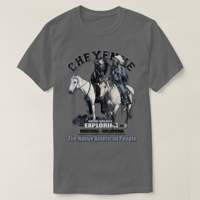 Cheyenne Native American T Shirt (Design framsida)