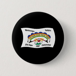 Cheyenne River Sioux Flagga Knapp