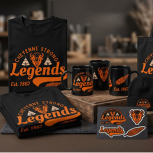 Cheyenne Starka legender trendande design T Shirt