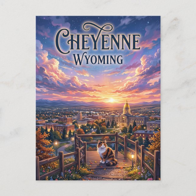 Cheyenne USA Vykort (Framsida)